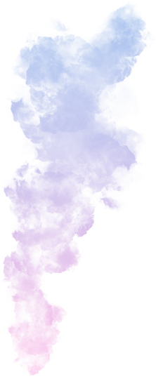 Gradient Purple Smoke Abstract Shape